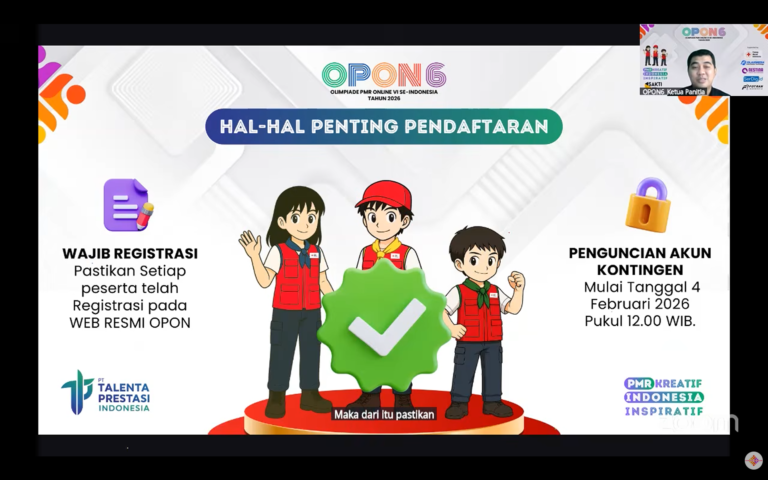 Technical Meeting OPON 6 Tahun 2026 Sukses Digelar